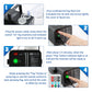 TCFUNDY 500W Fog Machine w/ LED RGB 9IN1 Fogger Smoke Maker with Wireless Remote Controller