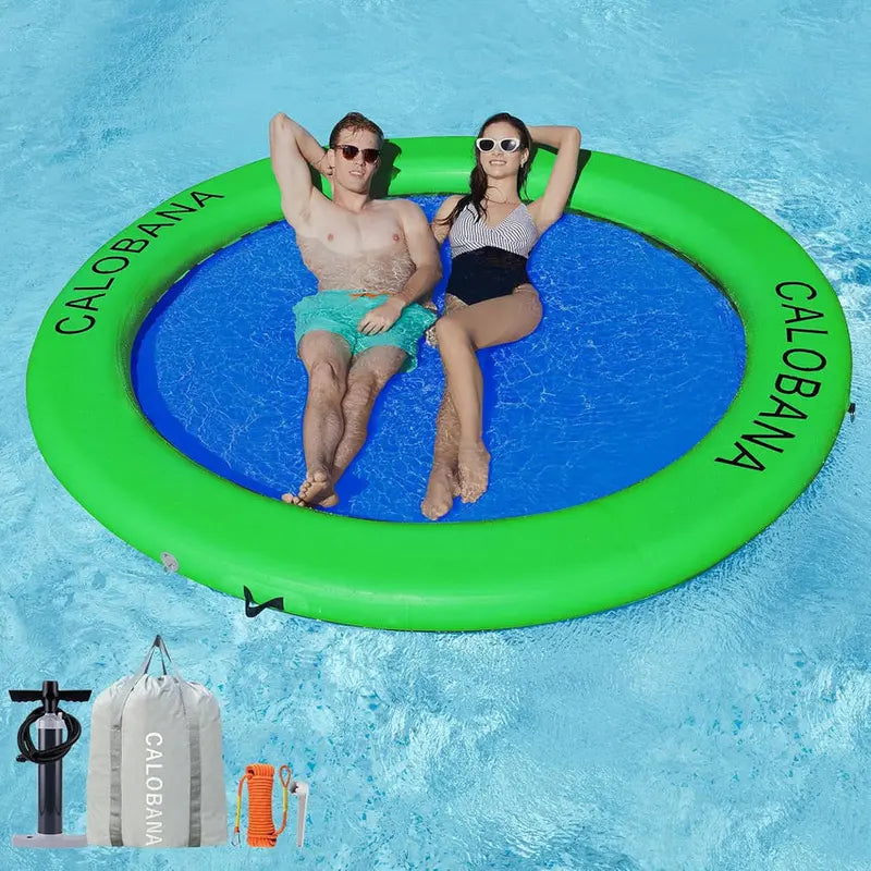 Inflatable Floating Ring Hammock And River Tube - 6-Circle, 8-Circle, 10-Circle Or 3-6-Circle