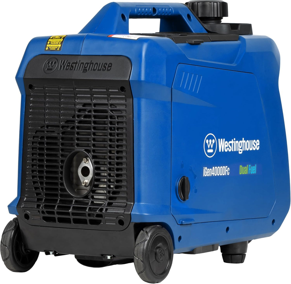 Westinghouse Dual Fuel Portable Inverter Generator, 4000 Peak Watt, Remote Electric Start