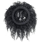 My Texas House Halloween Drapey Faux Cedar Wreath, Black, 24"