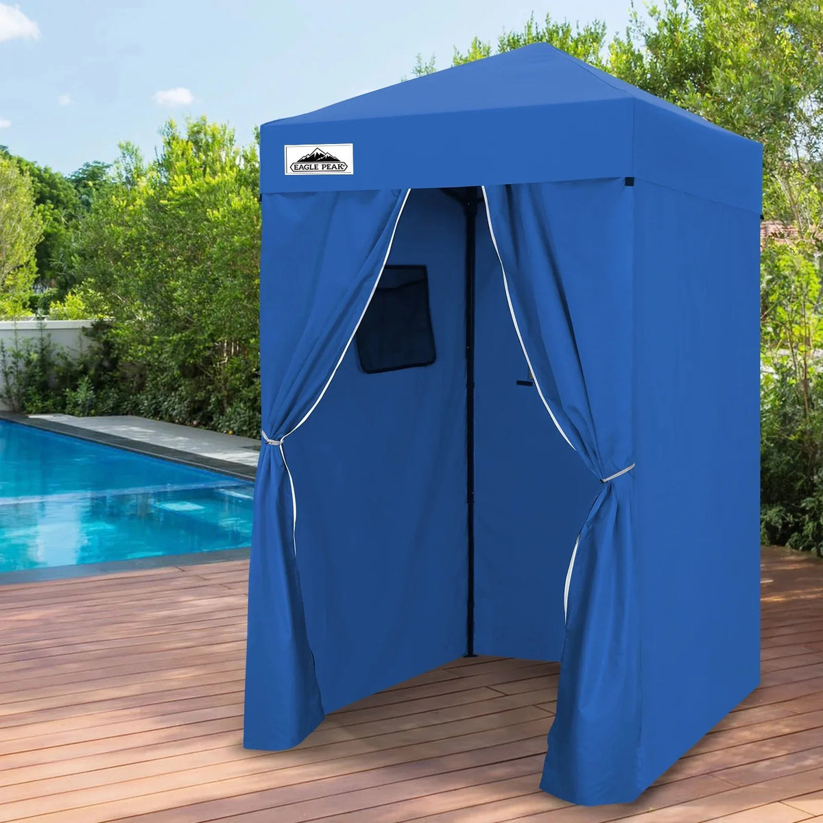 EAGLE PEAK Ultra Compact 4 ft x 4 ft Pop-Up Changing Room Canopy - Flex