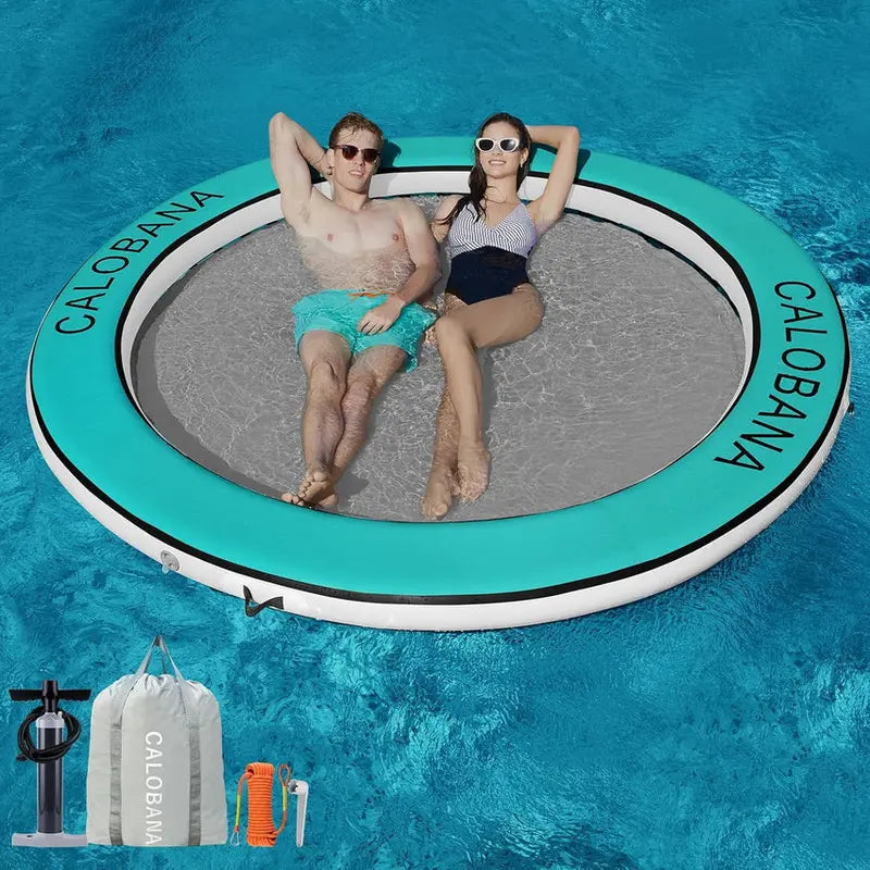 Inflatable Floating Ring Hammock And River Tube - 6-Circle, 8-Circle, 10-Circle Or 3-6-Circle