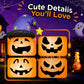 Goosiay 8ft Halloween Inflatable, Stacked Pumpkins with Witch Hat and Built-in LED Lights, Outdoor Blow up Yard Decor for Lawn, Garden, Porch and Halloween Party, Orange