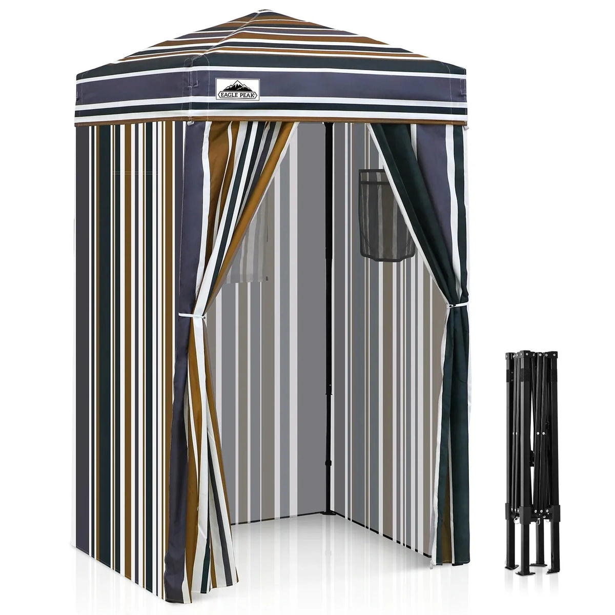 EAGLE PEAK Ultra Compact 4 ft x 4 ft Pop-Up Changing Room Canopy - Flex