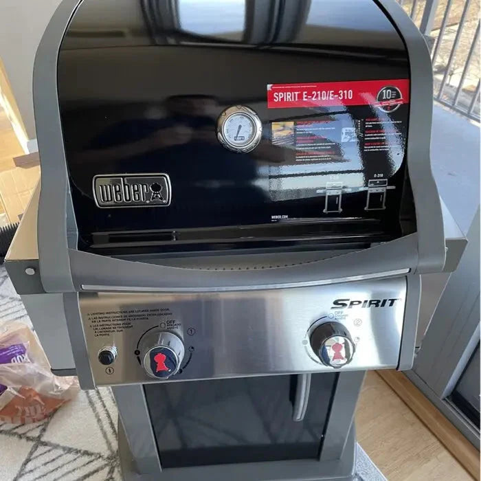 Weber 2-Burner Propane Gas Grill With Cabinet - E-210