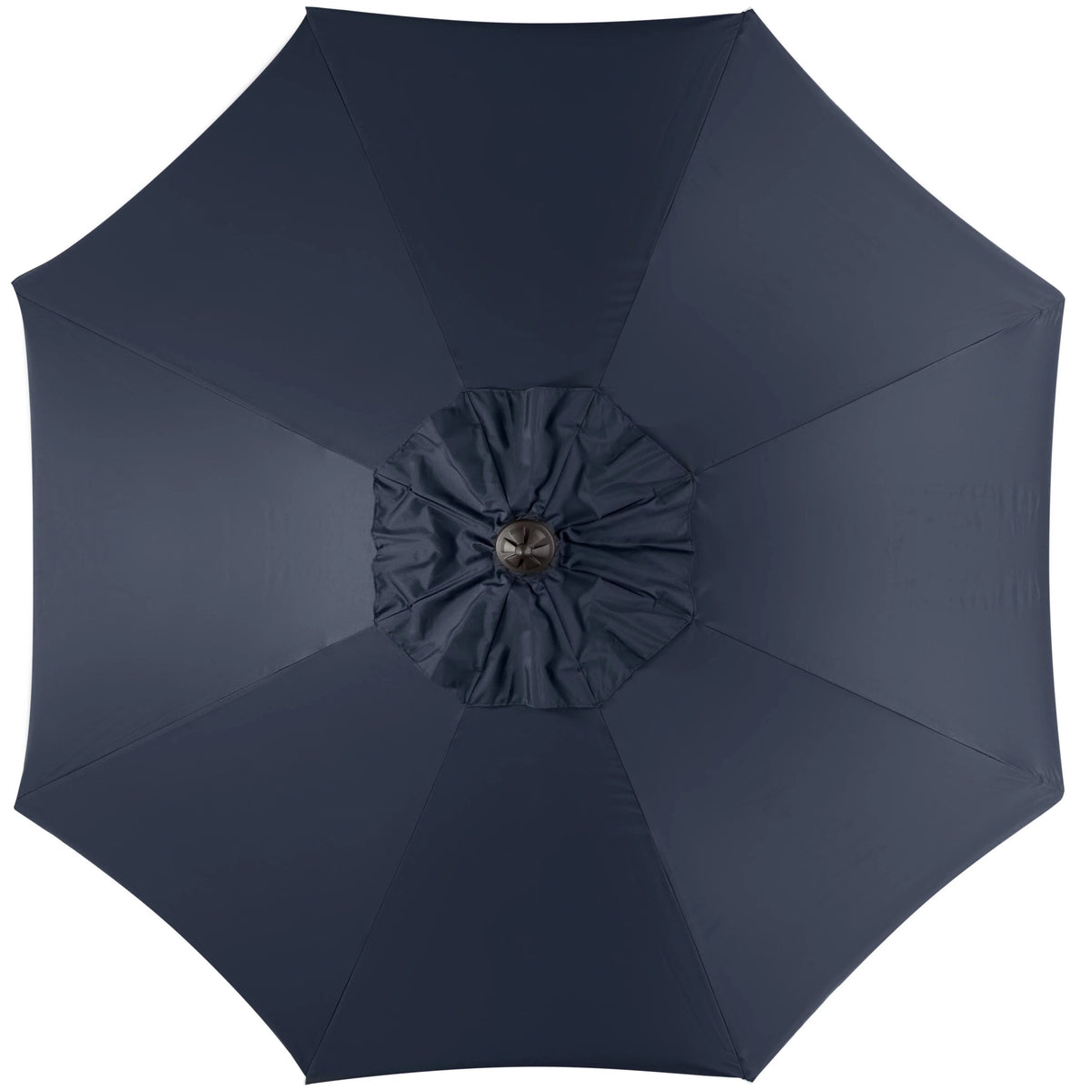 Safavieh Patio Umbrella 9' Crank Tilt Navy/White - Venice