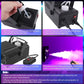 Wondnuga Halloween Fog Machine Smoke Machine 550W 3-in-one RGB Light Beads Smoke Machine Remote Control for Halloween Party Wedding