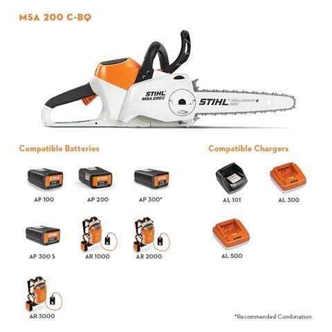 Stihl Battery Chainsaw - MSA 200 C-BQ
