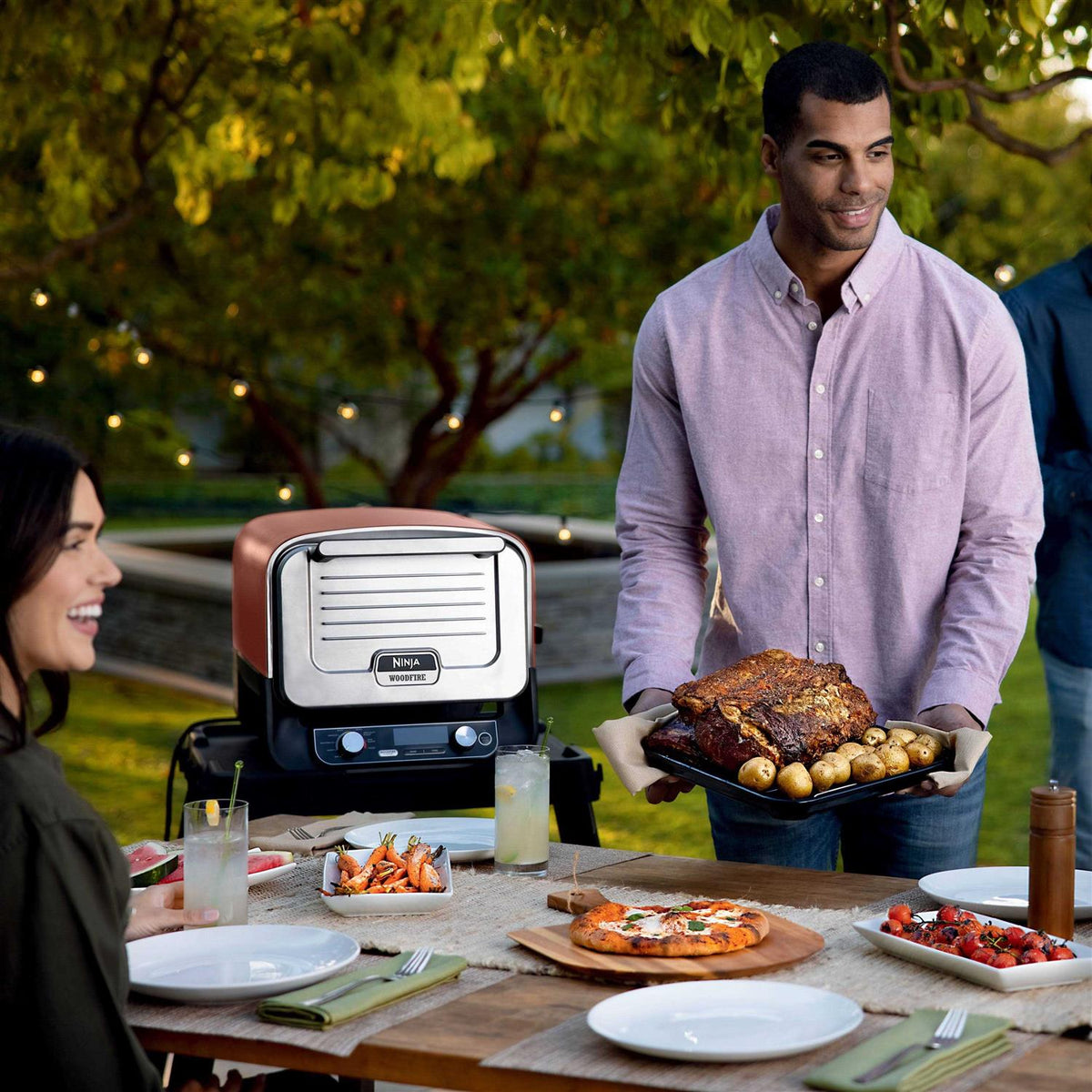 Ninja Woodfire 8-in-1 Outdoor Pizza Oven - Stainless