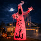 Faburo 12 ft Halloween Inflatable Ghost with Skull and Bleeding Eyeball, Outdoor Blow Up Yard Decoration for Party and Garden