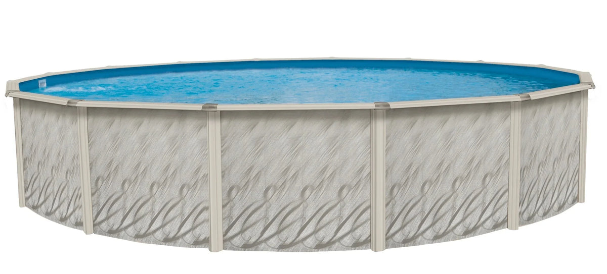 Lake Effect Pools Above-Ground Swimming Pool, 12' Round, 52 in Wall - Meadows