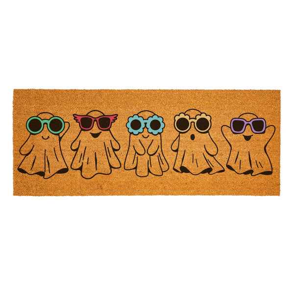 Summerween Creep it Real Coir Mat, 60"x24"