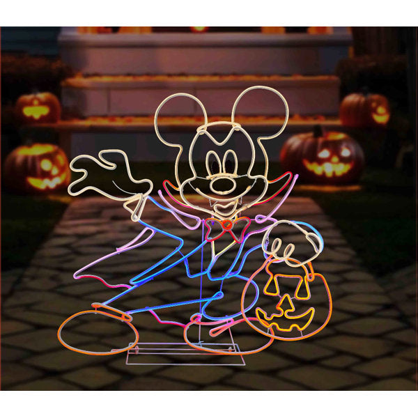 48"H Neon Light Mickey Vampire - Adapter