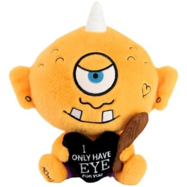 Cyclops Plushie - I Only Have Eye For You Cute Valentine's Day Plush, Gift For Couple (Girlfriend, Boyfriend, Wife, Husband), Sassy Plush Toy For Gifting
