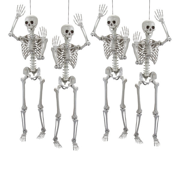 Plastic Freestanding Halloween Skeletons Outdoor Decoration Figure