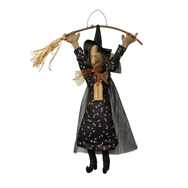 Halloween Witch Stuffed Holiday Accent