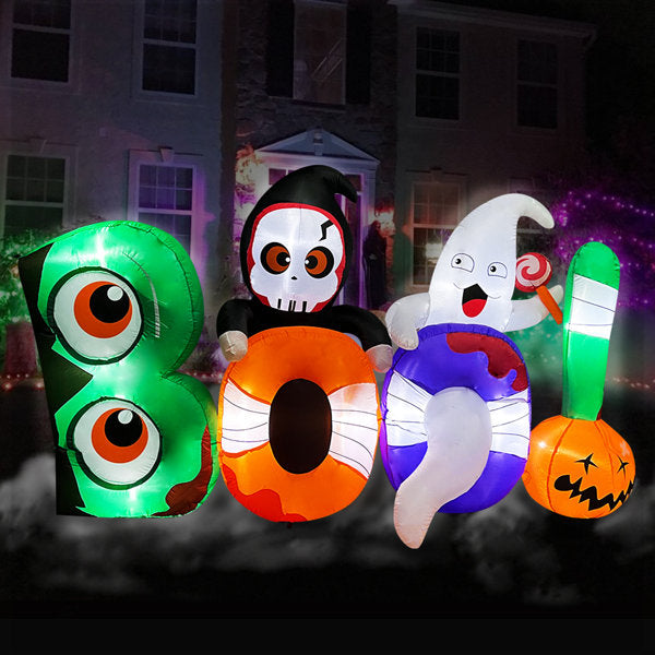 Freestanding Halloween Skeletons Inflatable Outdoor Decoration