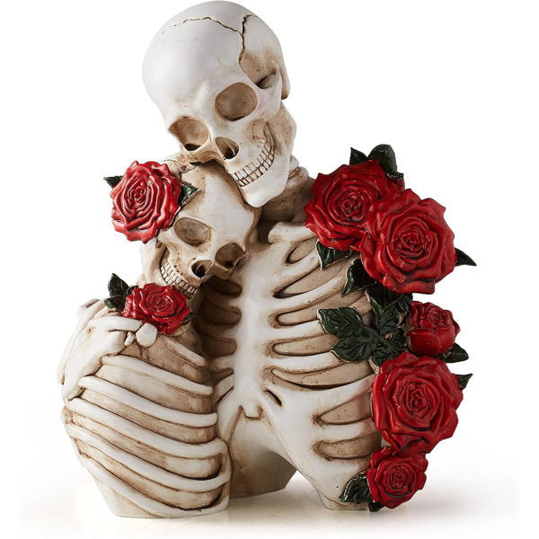Gothic Skeleton Couple Figurines